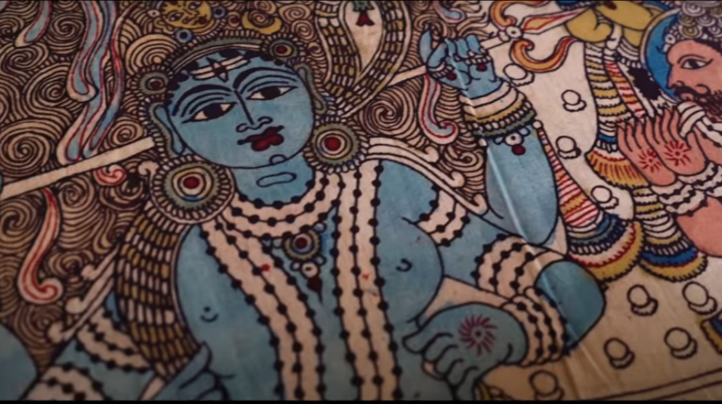 How To Draw Kalamkari Embroidery Design  YouTube