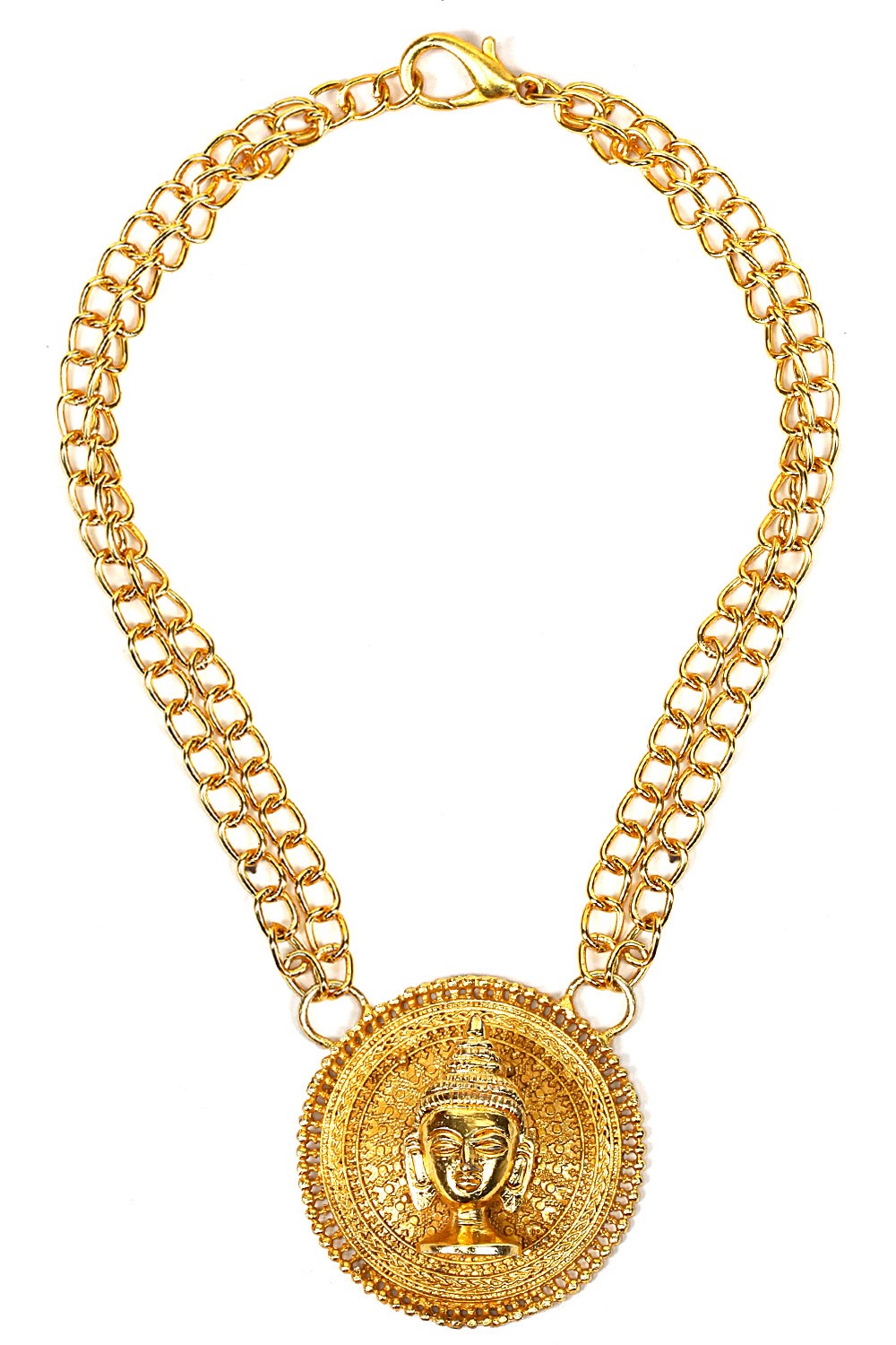 Gautam buddha clearance gold pendant