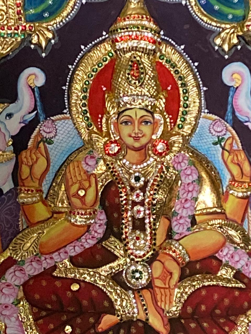 Goddess Rati Tanjore Painting | Traditional Colors With 24K Gold | Teakwood  Frame | Gold & Wood | Handmade | Made In India - Walmart.com