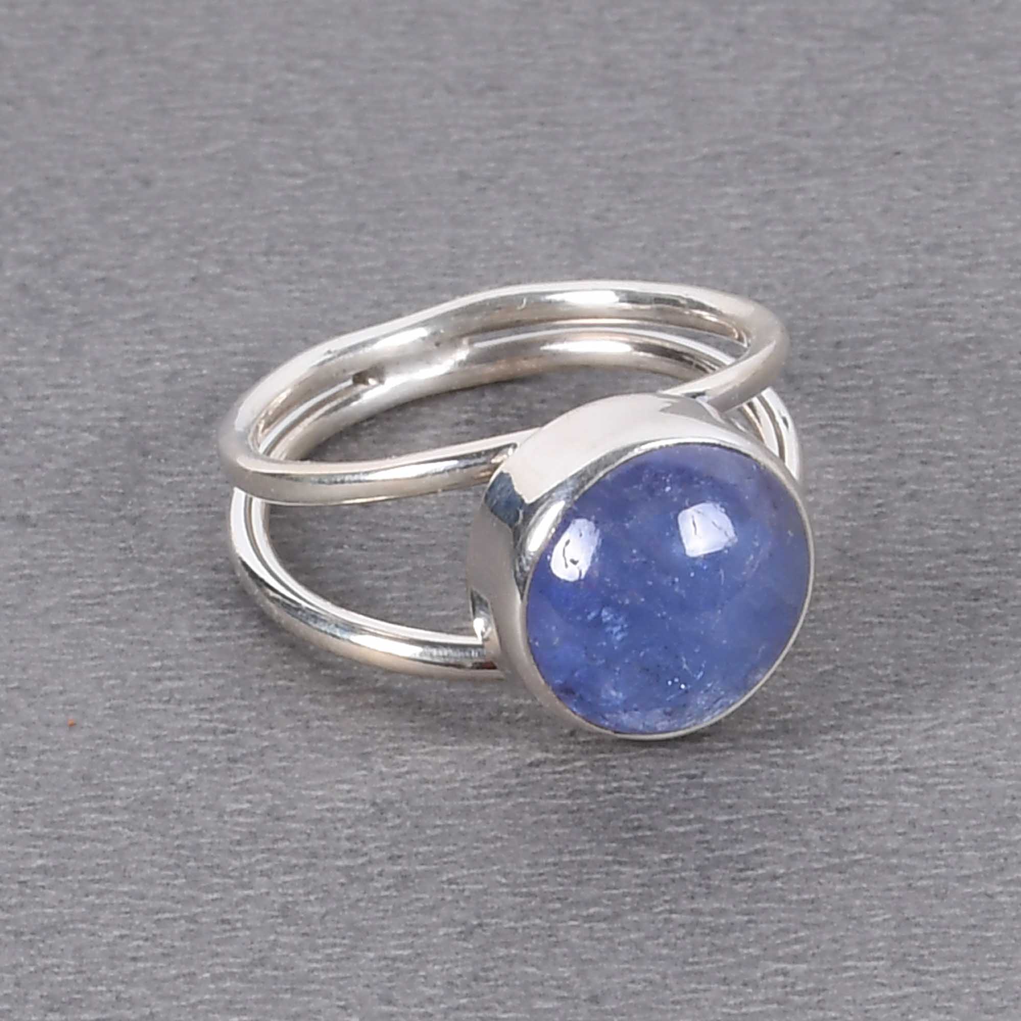 Multi Stone Tanzanite Ring, Oval Round Gemstone Ring, 925 Sterling Silver  Ring | eBay