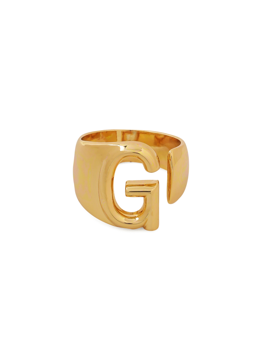 Rishon Initial Letter G Adjustable 18k Yellow Gold Plated Ring, Initial Ring  Letter, Adjustable Ring Letter - Etsy Sweden