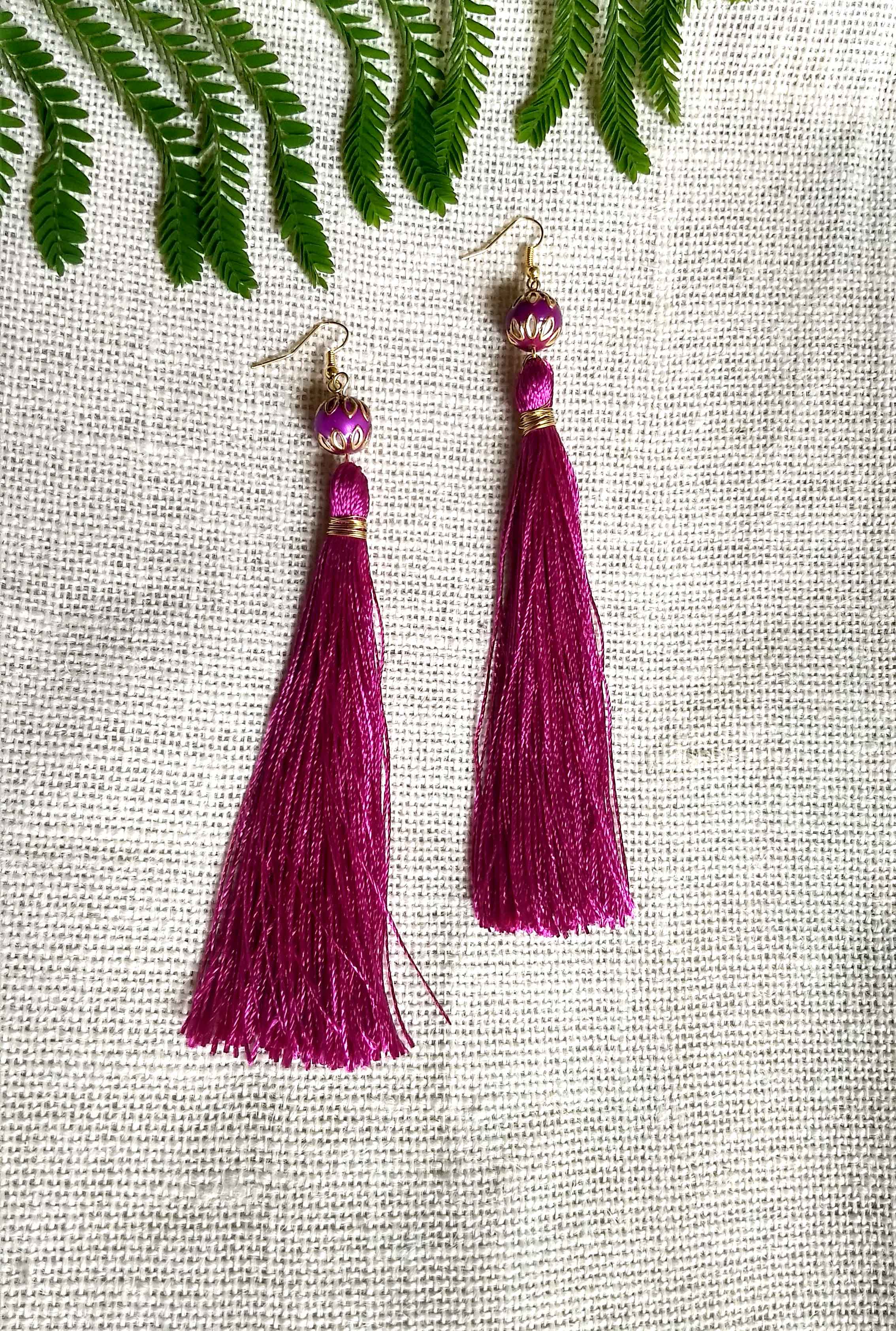 Purple Polyester Tassel, For Garment at Rs 2/piece in Jaipur | ID:  20488612197