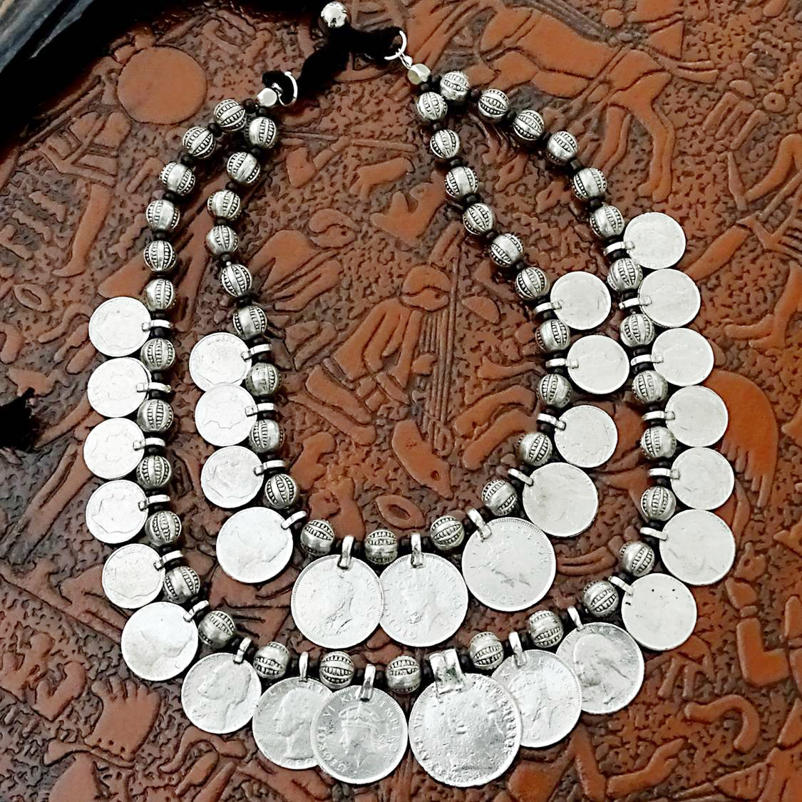 AFGHAN COIN TRIBAL NECKLACE