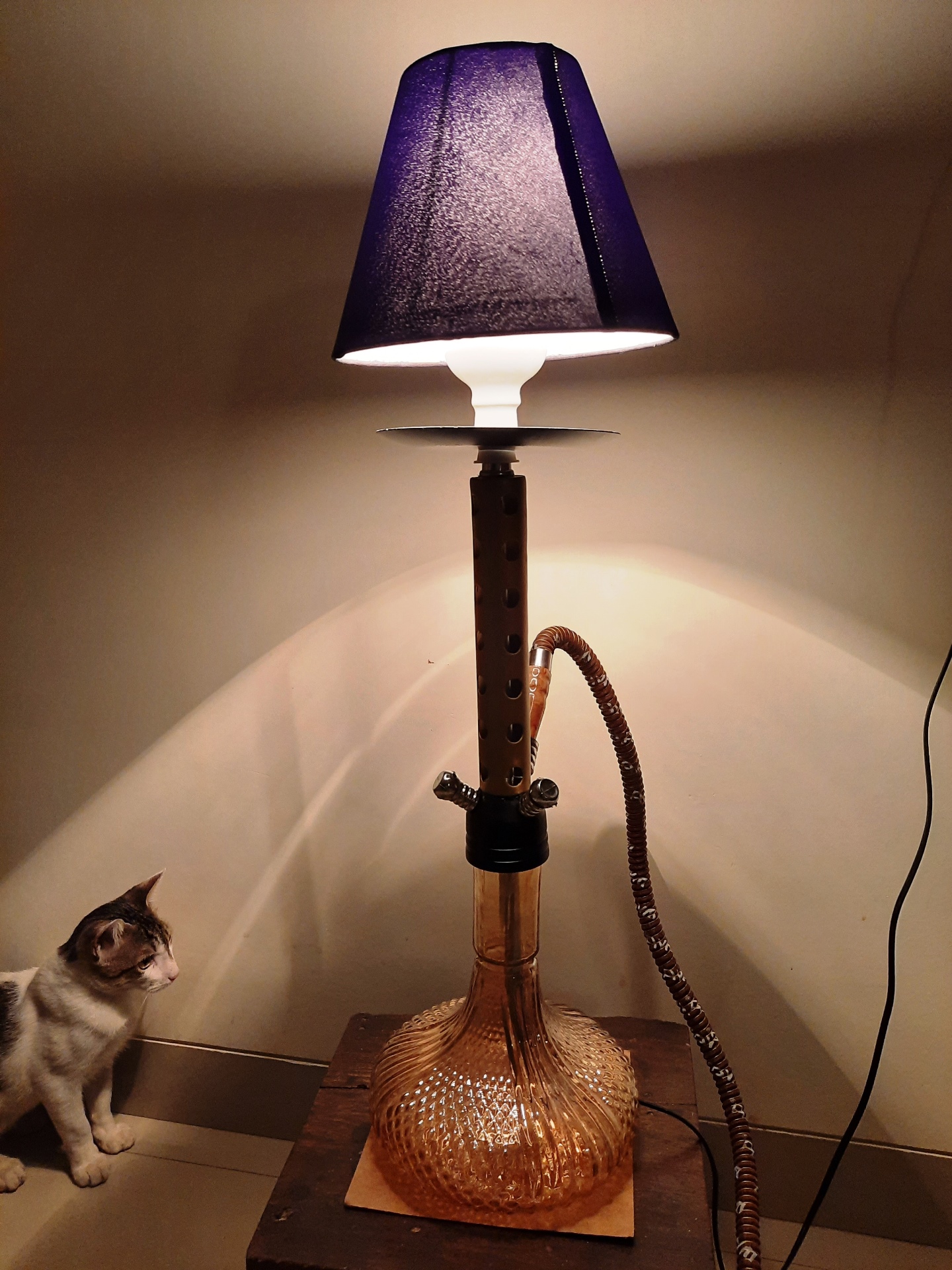 White Hukka Lamp Shade Moroccon - Table Lighting Home Décor