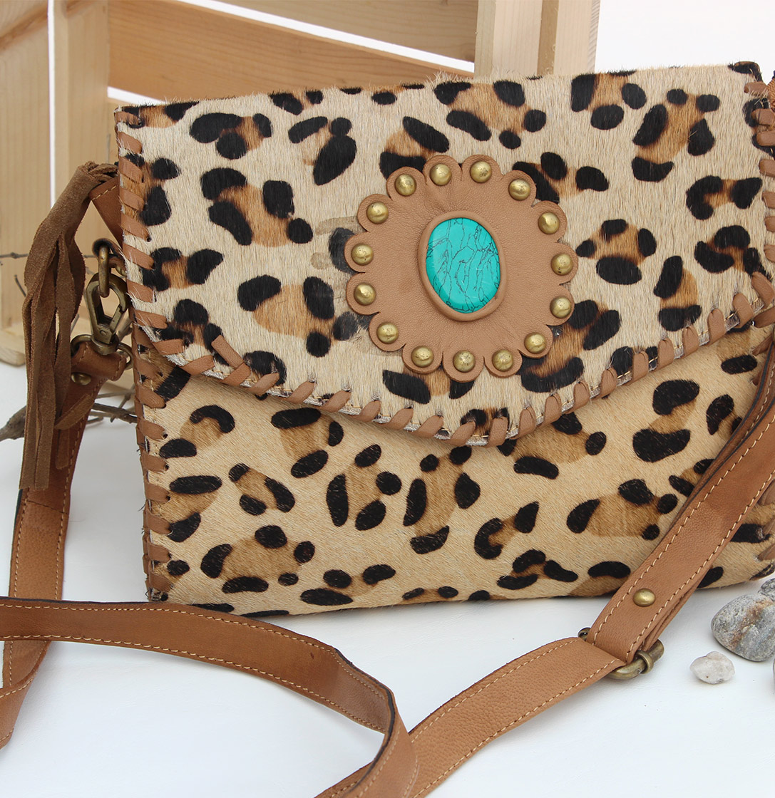 Buy Large Leopard Handbag Chain Tote Shoulder Bag for Women - Animal Print  Snap Closure Vegan Leather (Khaki) at Amazon.in