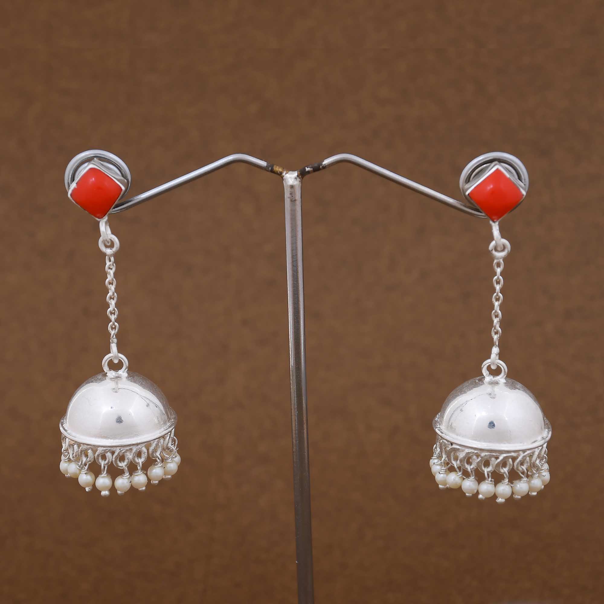 Coral jhumkas online