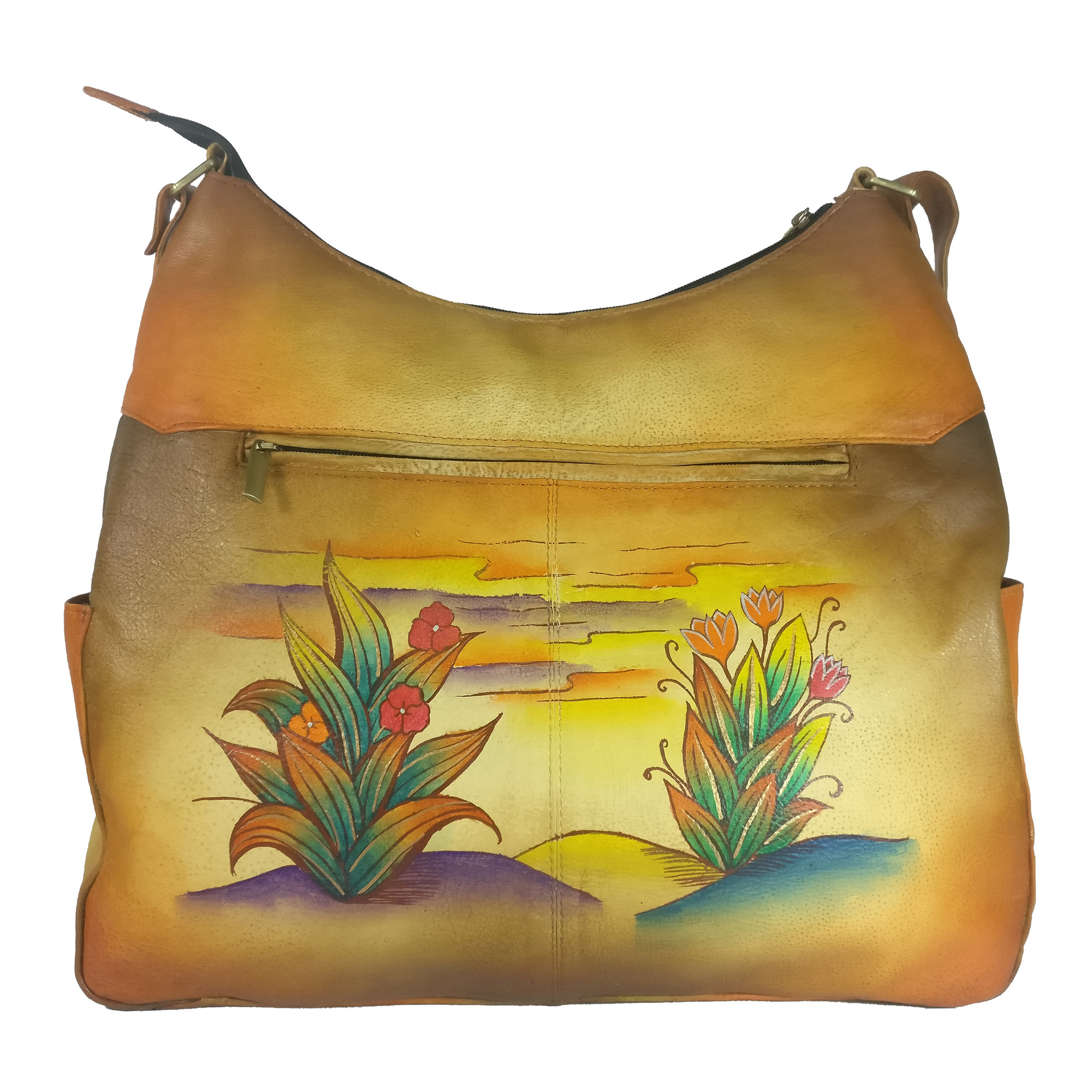 Charmeine Hand Painted Horse-1 Leather Shoulder Bag - Bags and Belts ...