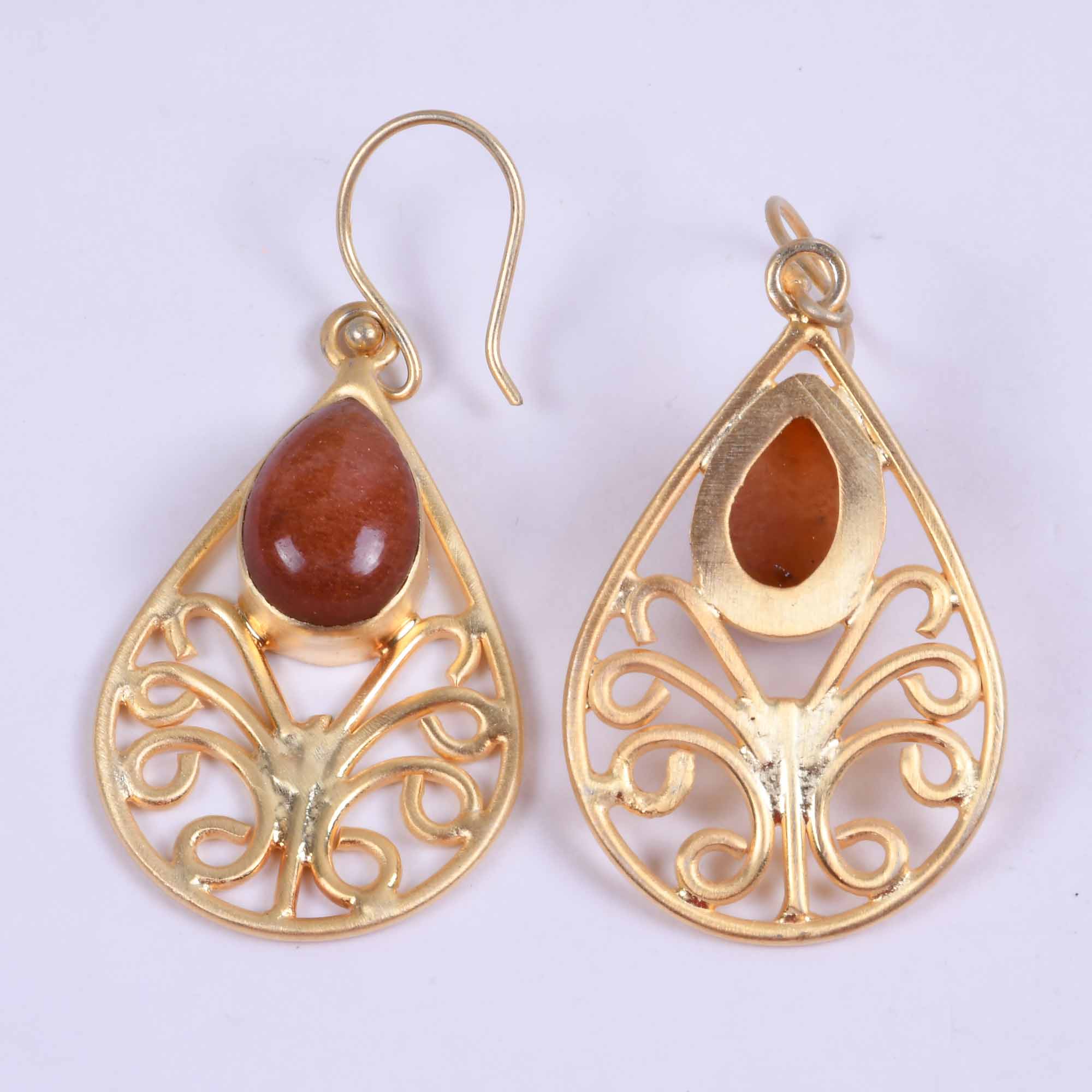 Dinah Textile Earring | Upcycled Earrings | Artisan Made, हैंडमेड इयररिंग,  हाथ से बने इयररिंग - Living Brown Private Limited, Mumbai | ID:  2853304245673