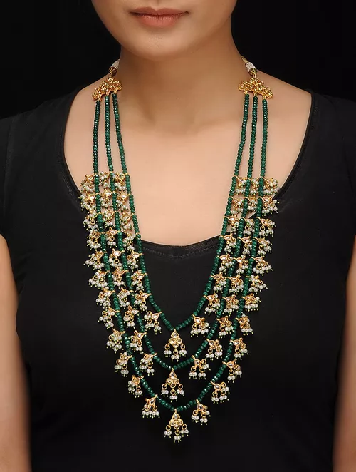 Emerald Necklace Layering Necklace Emerald Cut Stone Green Necklace La –  Little Desirez Jewelry